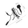 FUNOMOCYA Microphone Clip-on Mini Recording Microphone for Phone Lightweight Portable