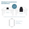 JEMIDI Table Runner Blue 40 x 180 cm - 100%