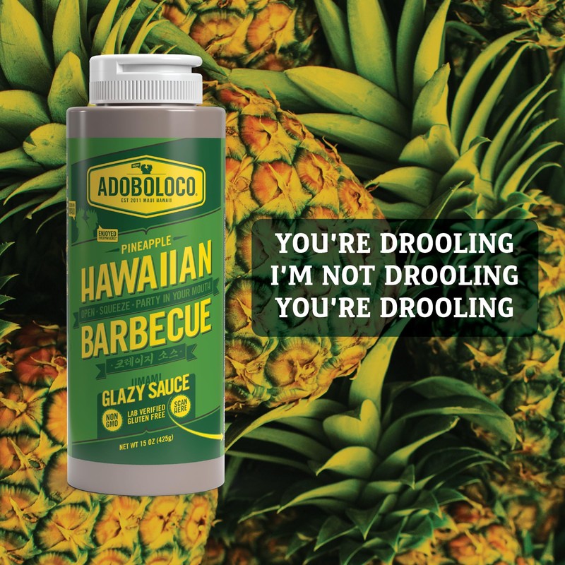 Adoboloco Pineapple Hawaiian Barbecue Sauce - Gluten Free