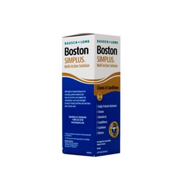 Bausch + Lomb Boston Simplus Multi-Action Solution - 3.5 oz, Pack of 3