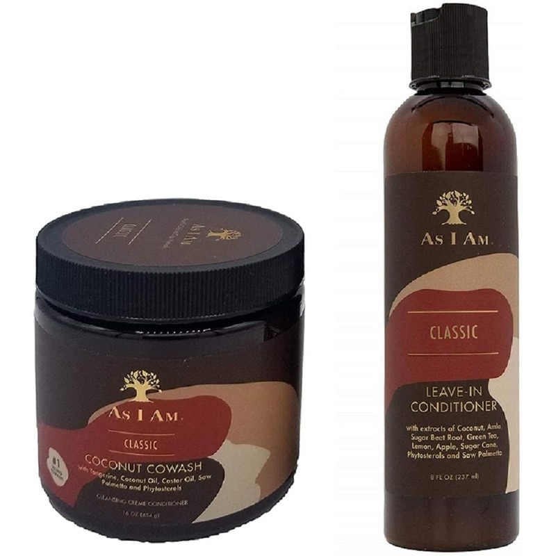 As I Am Leave-in Conditioner 8oz, Coconut Cowash Cleansing Conditioner