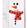 Unbranded Build a Snowman Magnet For Refrigerator Dishwasher Washer Steel