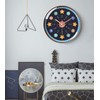 Uandhome Silent Wall Clocks for Kids, Modern Non-Ticking Children Round