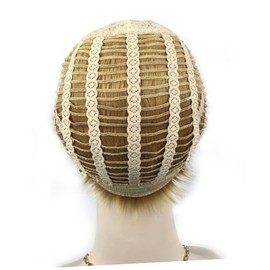 Mikinona Short Straight Synthetic Wig for -Colored Fashion Wig 1 Piece Adult Cosplay Hair for Parties and Daily Wear