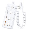 DEPOW Power Strips with Surge Protection, 1 FT to 4