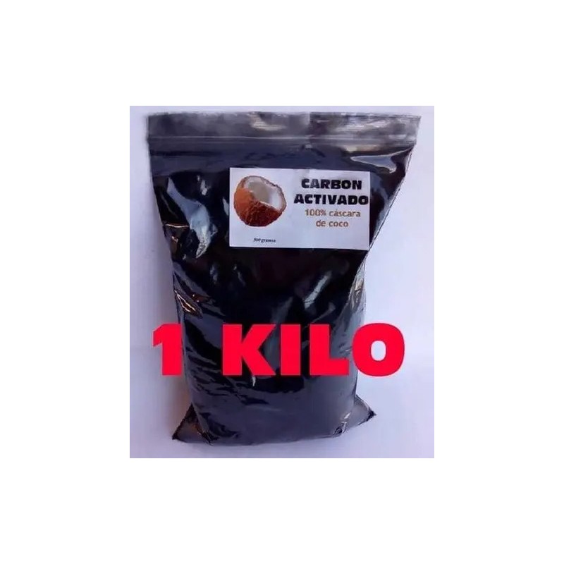 Carbon Activado Cascara De Coco 1 Kilo