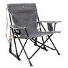 GCI OUTDOOR Kickback Rocker Outdoor Rocking Chair with Beverage Holder
