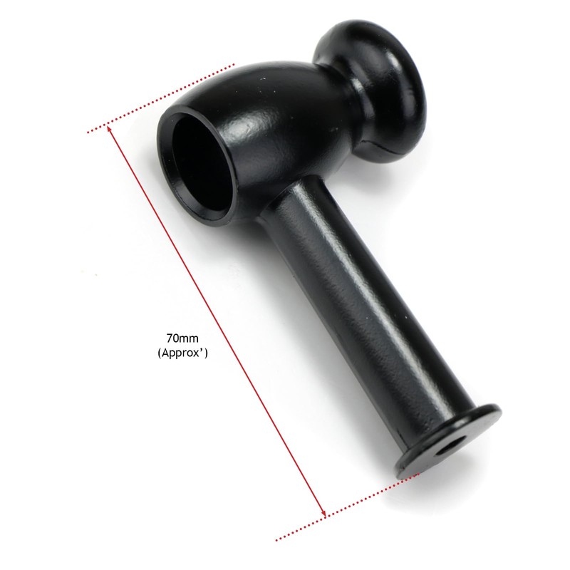Spares2go 'Cut to Size' Steel Towel Rail/Door Handle for CDA