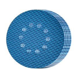 GEOGIEEW 25 x 225 mm Velcro Sandpaper, Eccentric Sanding Discs 40/80/120/180/320 Grit, 10 Hole Anti-Clog Up Design for Random Orbital Sanders and Orbital Sanders