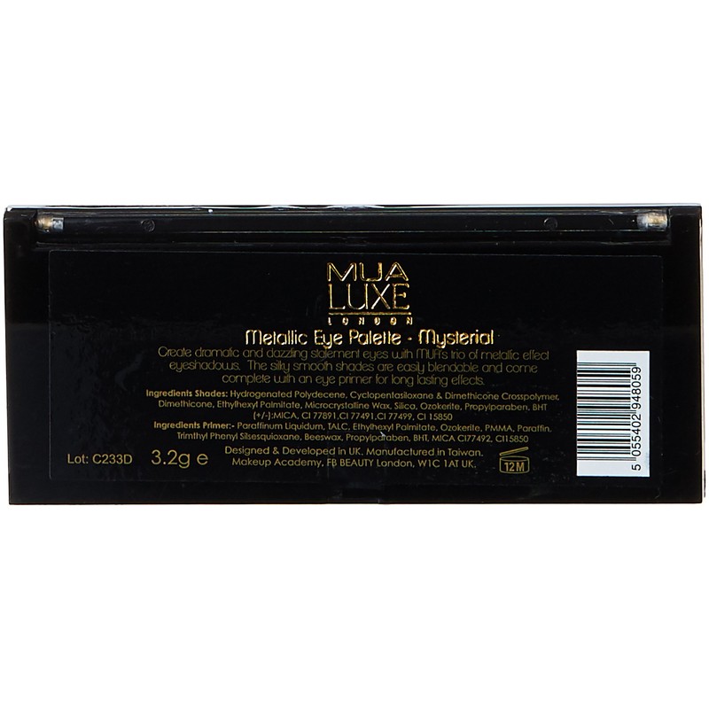 MUA Luxe Eyeshadow Palette 3.2 g - Mysterial