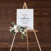 NianFeng Wooden Easel Stand for Sign, Easel Display Stand Floor
