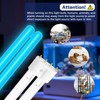 MEANYU 2 Pack 24 Watts UV Light Bulbs, 12.7" 2G11