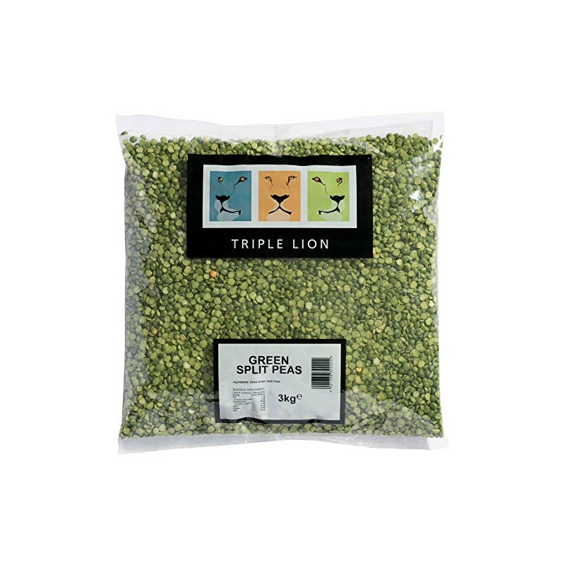 Triple Lion Green Split Peas - 1x3kg