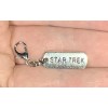 Silver Star Trek Charm Zipper Pull & Keychain Add On