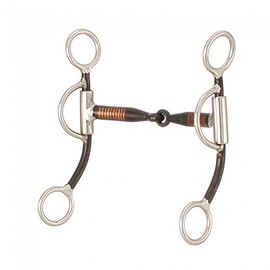 Tough 1 Stainless Steel Kelly Silver Star Training Snaffle, 5-Inch