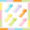 6 Roll Pastel Ruffled Bulletin Board Border 59ft Double Layer