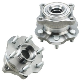 Detroit Axle - 2 Rear Wheel Bearing Hubs for 2005-2012 Nissan Pathfinder, 2005-2008 Armada, Wheel Bearing Hubs Assembly Set Replacement, 2006 2007 Pair Hubs
