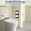 Bernkot Recessed Toilet Paper Holder, Double Roll Toilet Tissue Holder
