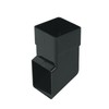 Downpipe Black Aluminium, Alloy Steel Bicycle Seatpost 65mm Square Shoe
