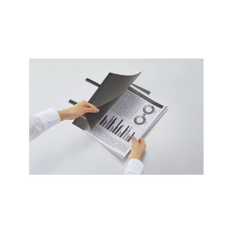 Kokuyo BIZRACK Clip Notebook, A4, Brown Black, No-BRCN202D, Bulk Pack