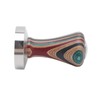 Colorful Wood Coffee Flat Tamper Stainless Steel Base Powder Hammer