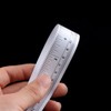 1Pc White Self-Adhesive Measuring Tape, Double Scale Stick on Workbench