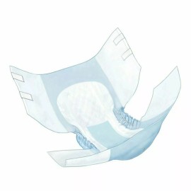 Private 72 Unisex Quilted Disposable Brief Diaper Tab Closure Large HEAVY Absorb Blue