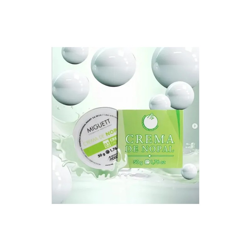 Crema Facial De Nopal Hidratante Miguett 100g