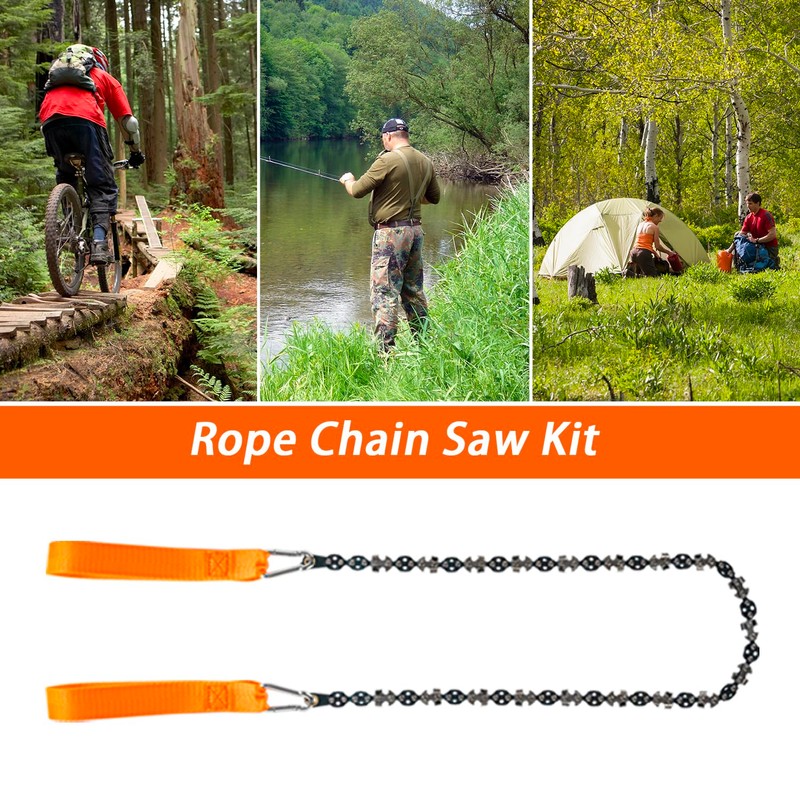 56 Inch High Limb Rope Saw, Hand Chainsaw with 72
