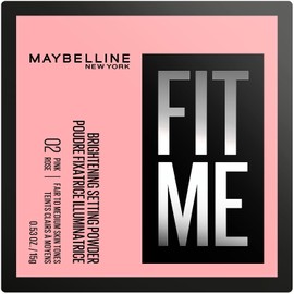Maybelline Setting Powder Fit Me Loose Powder 16H Wear, 01 Brightening Pink | Controls Shine 16H, Blurred Pigments, Never Dull, Perfected Finish, For All Skin Tones, 16H Wear