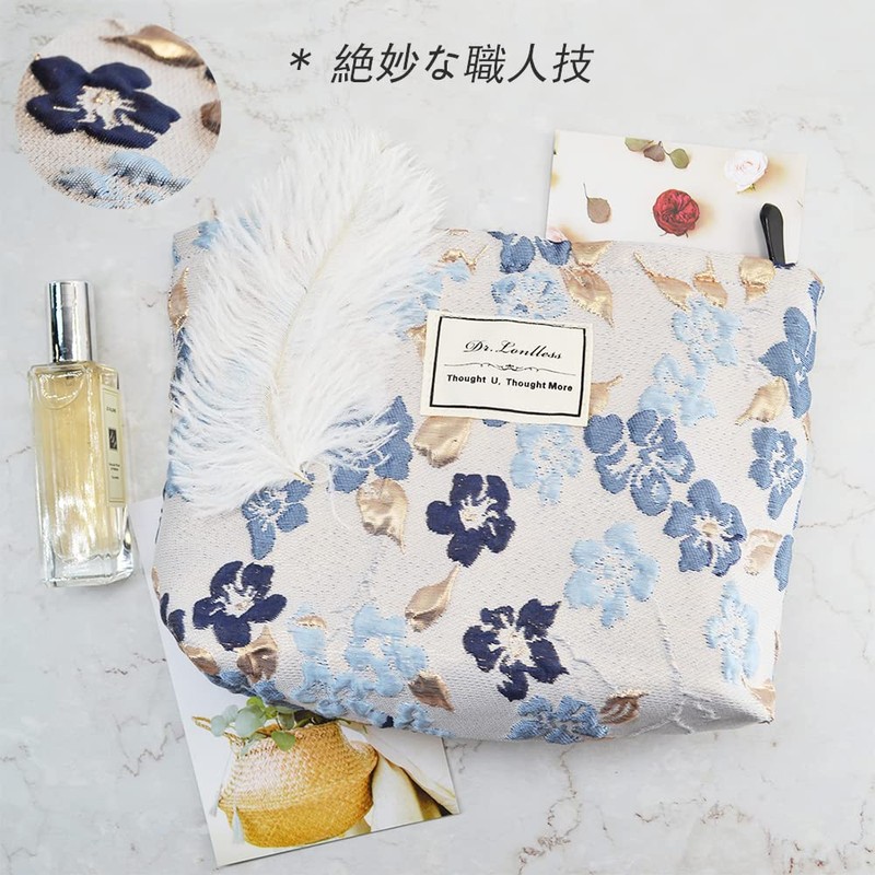 znmeny Women's Makeup Pouch, Cosmetic Pouch, Large Capacity, Cute, Stylish,