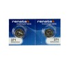 Renata 371 SR920SW Batteries - 1.55V Silver Oxide 371 Watch