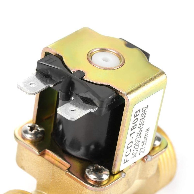 Nimoa Electric Valve, G3/4 Two-Way Water Inlet N/C Normal Closed