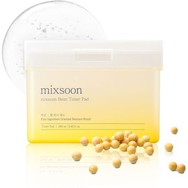 mixsoon Bean Toner Pad,Moisturizing, Elasticity,Exfoliation, Bean Extracts, Cotton Pad (280ml/9.46fl.oz/70 Sheets)
