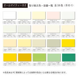 Atom House Paint Almighty Neo Water-Based Gloss Multi-Purpose Paint, 6.8 fl oz (200 ml), Milky White