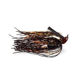Lures Living Rubber Mop Jig 1/2Oz Brown Orange Fishing Lures Bass Jigging Bait Jig Lure Weedless Soft Plastic Swimbait Accessories Freshwater