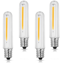 DGE S14 Replacement LED Bulb 4 Pack Replacement String Light Bulbs 1.5 Watt LED Replacement Light Bulb, Shatter-Proof and Waterproof IP65