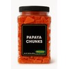 Papaya Chunks – Jar – Dried Fruit for Snacking and
