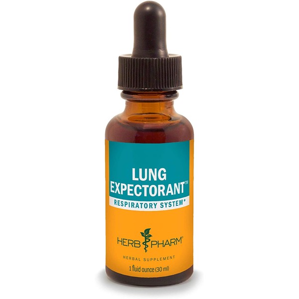 Herb Pharm Lung Expectorant Liquid Herbal Formula to Support Respiratory Immune Response - 1 Ounce