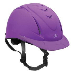 Ovation Deluxe Schooler Low Profile Horse Riding Helmet XXS/XS and Deluxe Hair Net (Pack of 2)