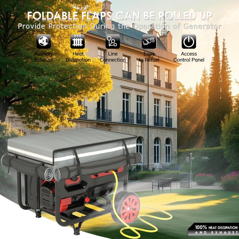 Generator Covers While Running, 32x24x24 Inches, Generator Covers for Outside,