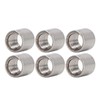50Pcs Coupling Nut Round 304 Stainless Steel Rod Connector Nut