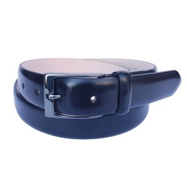 Nagasawa Belt Industry Italy Rinaldi Advan Leather Belt, Black