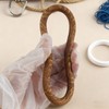 Mcredy Oval Embroidery Hoop, Wood-Grain Plastic, 6"x7.5"-2Pcs