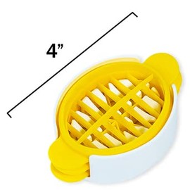 3-in-1 Egg Slicer, Egg Cutter for Hard Boiled Eggs, Strawberry or Soft Fruits and Vegetables