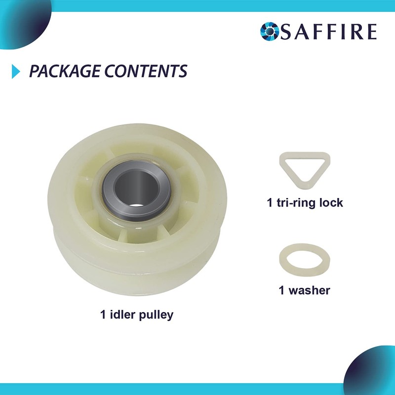 Dryer Idler Pulley 279640 Replacement for Whirlpool & Kenmore Dryers