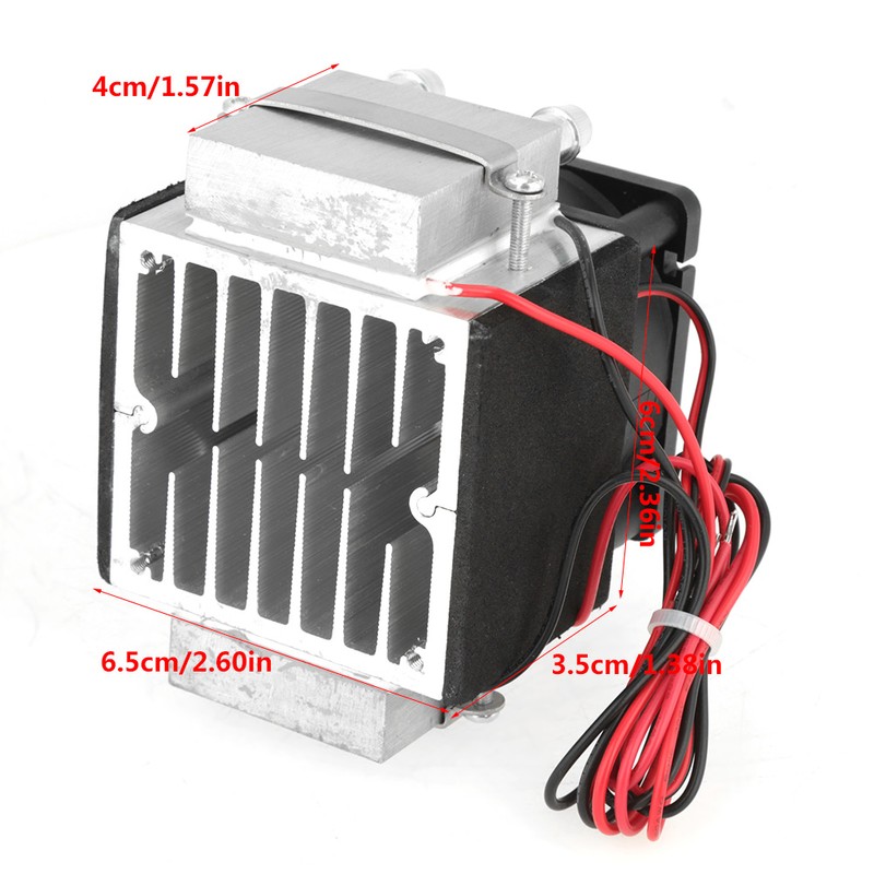 2‑chip 12V 144W Electronic Semiconductor Refrigeration DIY Air Cooling System