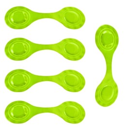 YALiya Pack of 5 Magnetic Reflectors, Reflector Clips, Children's Reflectors, Reflector Clips Pendants, Backpacks, for Clothes, Jackets, Prams and More