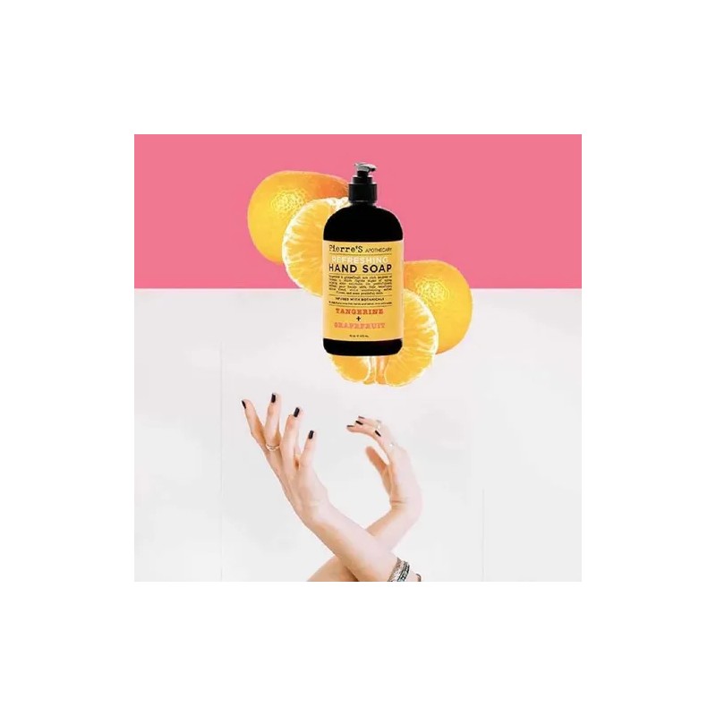 Jabón Líquido Para Manos Mandarina Y Pomelo 473ml Pierres Apothecary