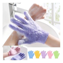 Guantes Exfoliantes De Baño Para Cuerpo, 5 Pares